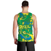 Brazil Ordem e Progresso Men Tank Top Native Brasil Mixed Together