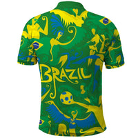 Brazil Ordem e Progresso Polo Shirt Native Brasil Mixed Together