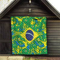 Brazil Ordem e Progresso Quilt Native Brasil Mixed Together