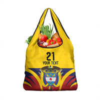 Colombia Football Custom Grocery Bag Come On Los Cafeteros Flag Style
