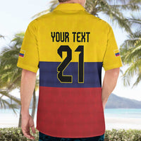 Colombia Football Custom Hawaiian Shirt Come On Los Cafeteros Flag Style