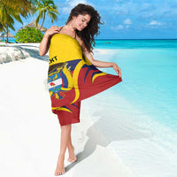 Colombia Football Custom Sarong Come On Los Cafeteros Flag Style