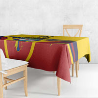 Colombia Football Custom Tablecloth Come On Los Cafeteros Flag Style