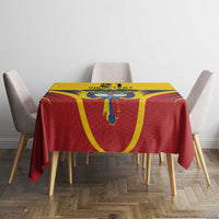 Colombia Football Custom Tablecloth Come On Los Cafeteros Flag Style