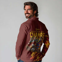 Venezuela WBC 2026 Champions Long Sleeve Polo Shirt Troupial Defeats Eagle