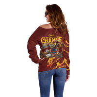 Venezuela WBC 2026 Champions Off Shoulder Sweater Troupial Defeats Eagle