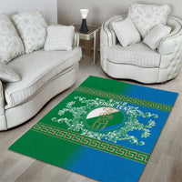 Personalized Italy Abruzzo Area Rug Baroque Motif