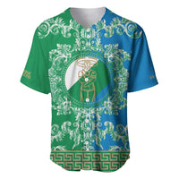 Personalized Italy Abruzzo Baseball Jersey Baroque Motif