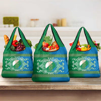 Personalized Italy Abruzzo Grocery Bag Baroque Motif
