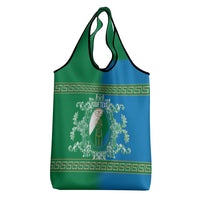 Personalized Italy Abruzzo Grocery Bag Baroque Motif