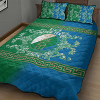 Personalized Italy Abruzzo Quilt Bed Set Baroque Motif