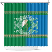 Personalized Italy Abruzzo Shower Curtain Baroque Motif