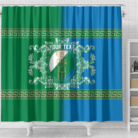 Personalized Italy Abruzzo Shower Curtain Baroque Motif