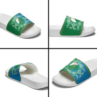 Personalized Italy Abruzzo Slide Sandals Baroque Motif