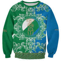 Personalized Italy Abruzzo Sweatshirt Baroque Motif