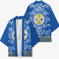 Personalized Italy Calabria Kimono Baroque Motif