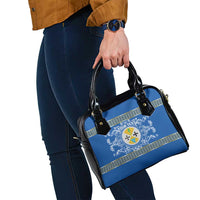 Personalized Italy Calabria Shoulder Handbag Baroque Motif