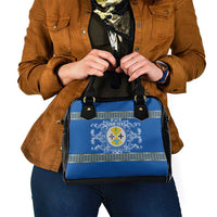 Personalized Italy Calabria Shoulder Handbag Baroque Motif