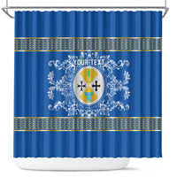 Personalized Italy Calabria Shower Curtain Baroque Motif