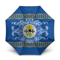 Personalized Italy Calabria Umbrella Baroque Motif