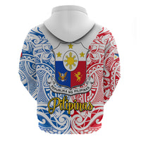 125th Independence Anniversary Philippines Hoodie Polynesian Pilipinas Flag Style - White - Wonder Print Shop