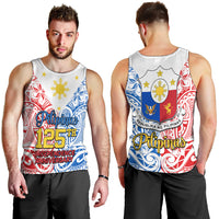 125th-independence-anniversary-philippines-men-tank-top-polynesian-pilipinas-flag-style-white