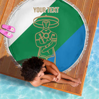 Personalized Italy Abruzzo Beach Blanket Inspiration Flags Style