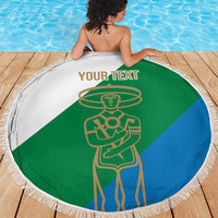 Personalized Italy Abruzzo Beach Blanket Inspiration Flags Style