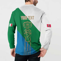 Personalized Italy Abruzzo Button Sweatshirt Inspiration Flags Style