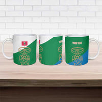 Personalized Italy Abruzzo Ceramic Mug Inspiration Flags Style - Wonder Print Shop