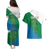 Personalized Italy Abruzzo Couples Matching Puletasi and Hawaiian Shirt Inspiration Flags Style