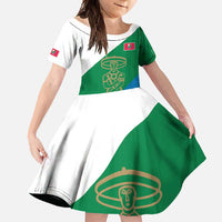 Personalized Italy Abruzzo Family Matching Short Sleeve Bodycon Dress and Hawaiian Shirt Inspiration Flags Style