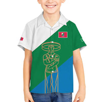 Personalized Italy Abruzzo Family Matching Summer Maxi Dress and Hawaiian Shirt Inspiration Flags Style