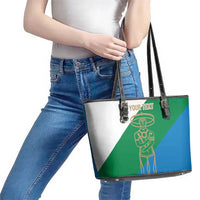 Personalized Italy Abruzzo Leather Tote Bag Inspiration Flags Style