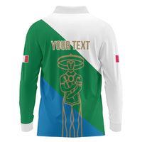 Personalized Italy Abruzzo Long Sleeve Polo Shirt Inspiration Flags Style