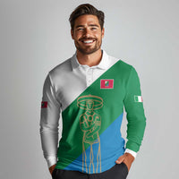 Personalized Italy Abruzzo Long Sleeve Polo Shirt Inspiration Flags Style