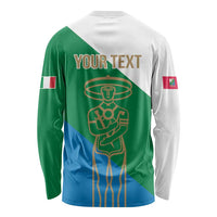 Personalized Italy Abruzzo Long Sleeve Shirt Inspiration Flags Style