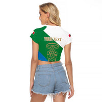 Personalized Italy Abruzzo Raglan Cropped T Shirt Inspiration Flags Style
