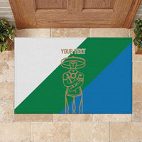 Personalized Italy Abruzzo Rubber Doormat Inspiration Flags Style