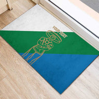Personalized Italy Abruzzo Rubber Doormat Inspiration Flags Style