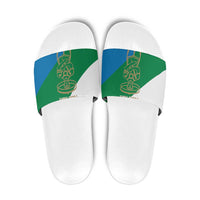 Personalized Italy Abruzzo Slide Sandals Inspiration Flags Style - Wonder Print Shop