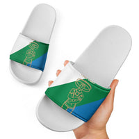 Personalized Italy Abruzzo Slide Sandals Inspiration Flags Style - Wonder Print Shop