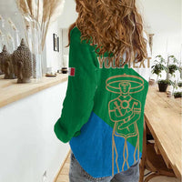 Personalized Italy Abruzzo Women Casual Shirt Inspiration Flags Style