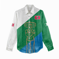 Personalized Italy Abruzzo Women Casual Shirt Inspiration Flags Style
