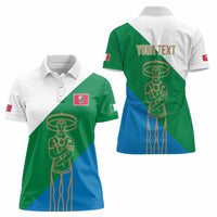 Personalized Italy Abruzzo Women Polo Shirt Inspiration Flags Style