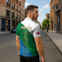 Personalized Italy Abruzzo Zipper Polo Shirt Inspiration Flags Style - Wonder Print Shop