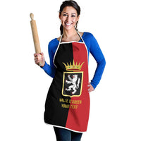 Personalized Italy Aosta Valley Apron Inspiration Flags Style - Wonder Print Shop