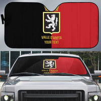 Personalized Italy Aosta Valley Auto Sun Shade Inspiration Flags Style - Wonder Print Shop