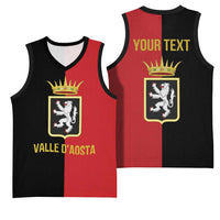 Personalized Italy Aosta Valley Basketball Jersey Inspiration Flags Style - Wonder Print Shop