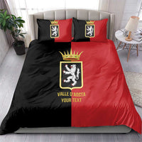 Personalized Italy Aosta Valley Bedding Set Inspiration Flags Style